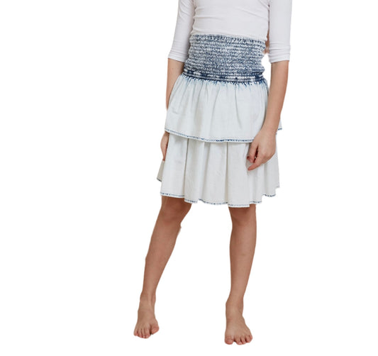 Tween Denim Ruffles Skirt