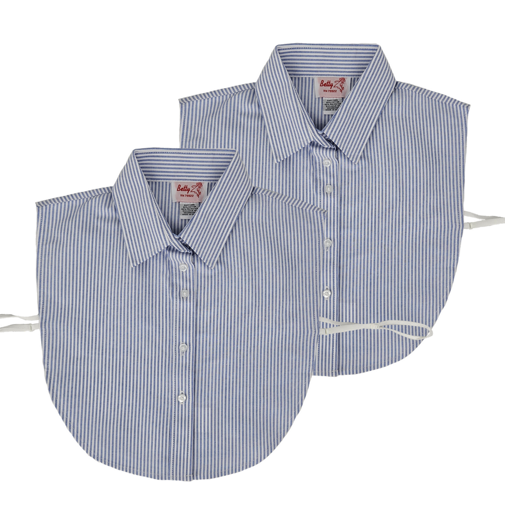 BBY JH / TAG HS Blue Striped Dickie - 2pk