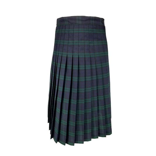 BBY Elementary School Plaid Pleated Side Button Skirt RT for