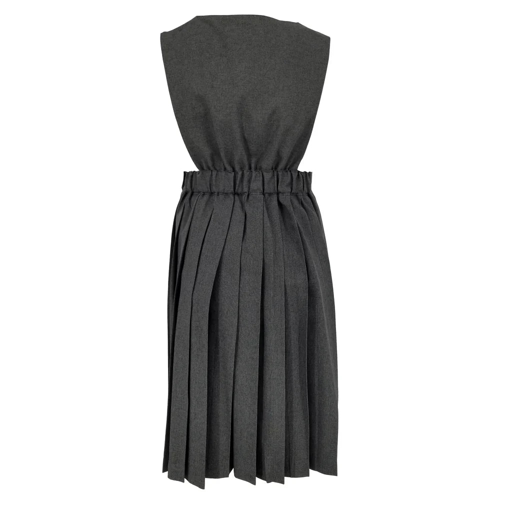 Grey Poly Pleated Jumper - Modest Necessities