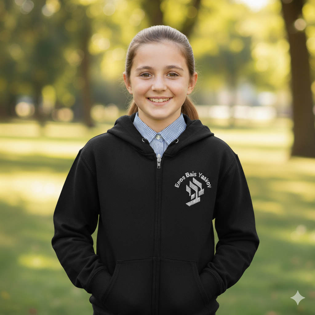 BBY Logo Fleece Lined Zip Up Hoodie