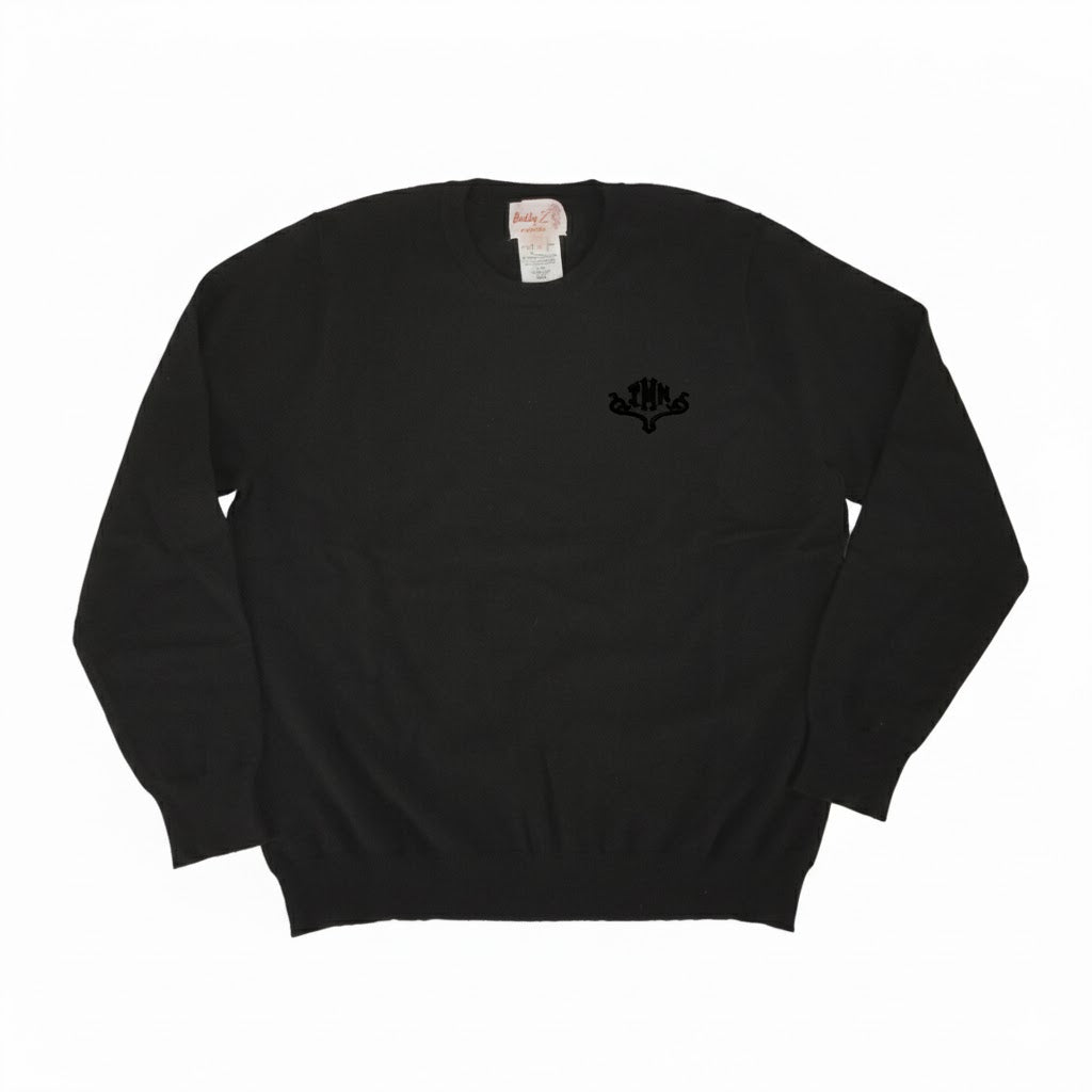 TMM Logo Viscose Crewneck Sweater