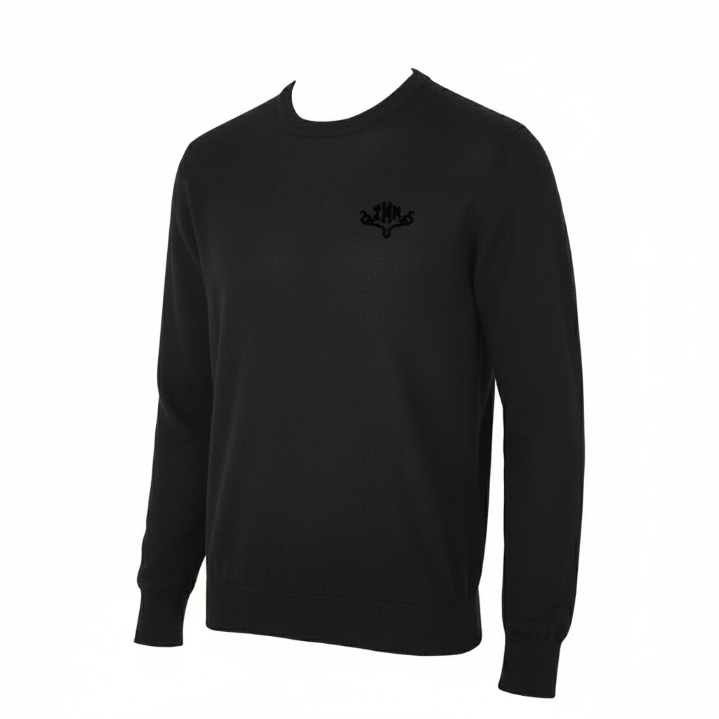 TMM Logo Viscose Crewneck Sweater