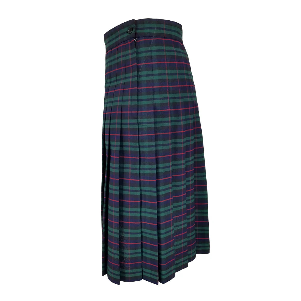 Bais Yaakov Five Towns Plaid Pleated Side Button Skirt - Modest Necessities