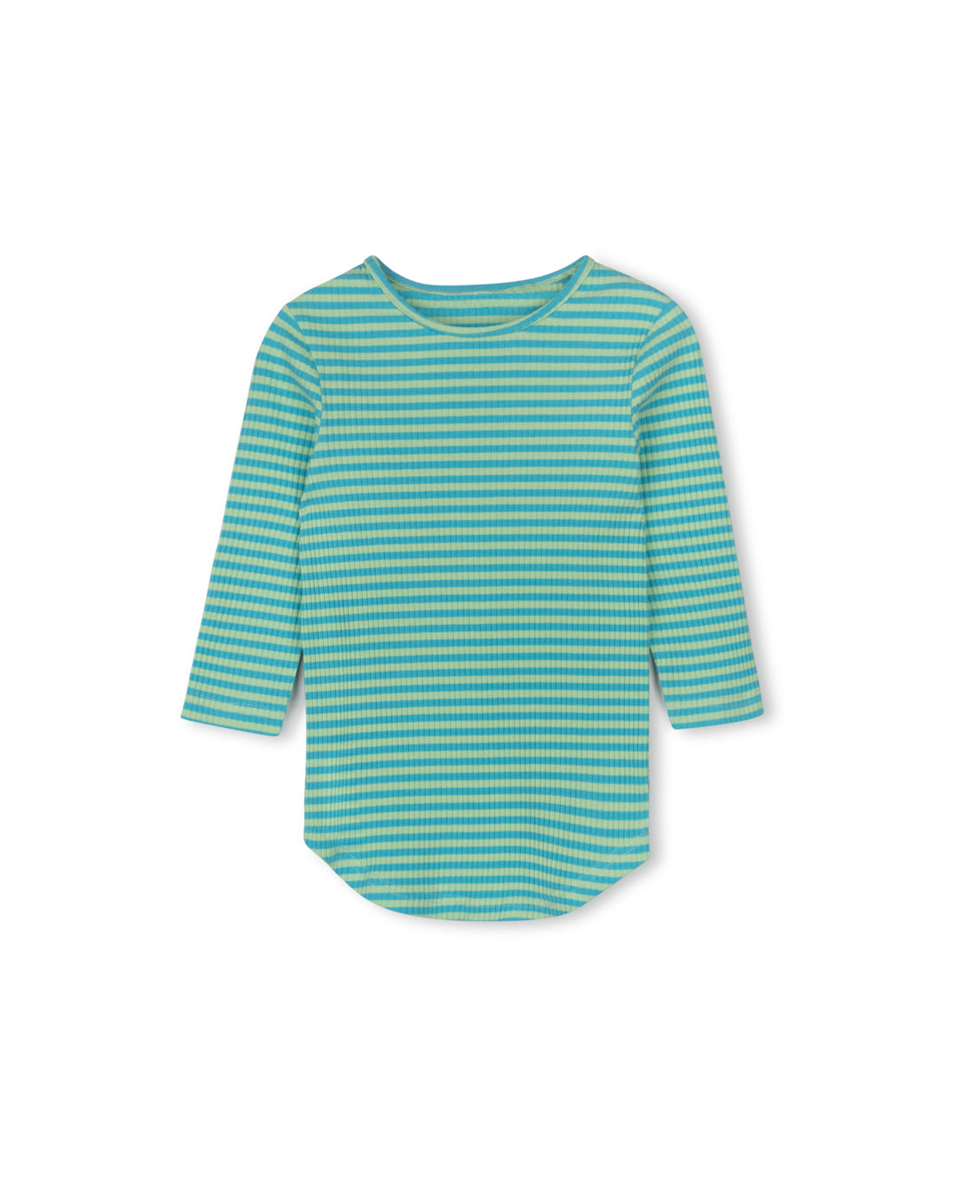 Tween Striped Ribbed Back Seam Tee