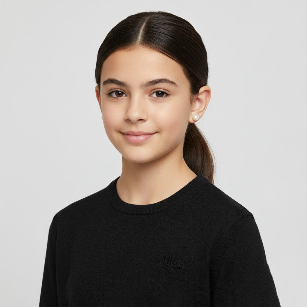 TMM Logo Viscose Crewneck Sweater