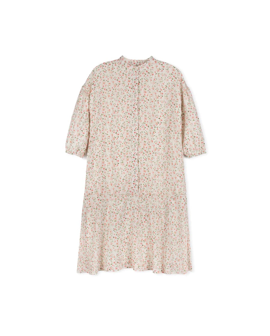 Tween Textured Sheared Printed Dress