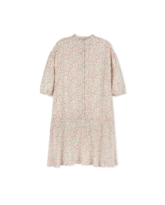 Tween Textured Sheared Printed Dress