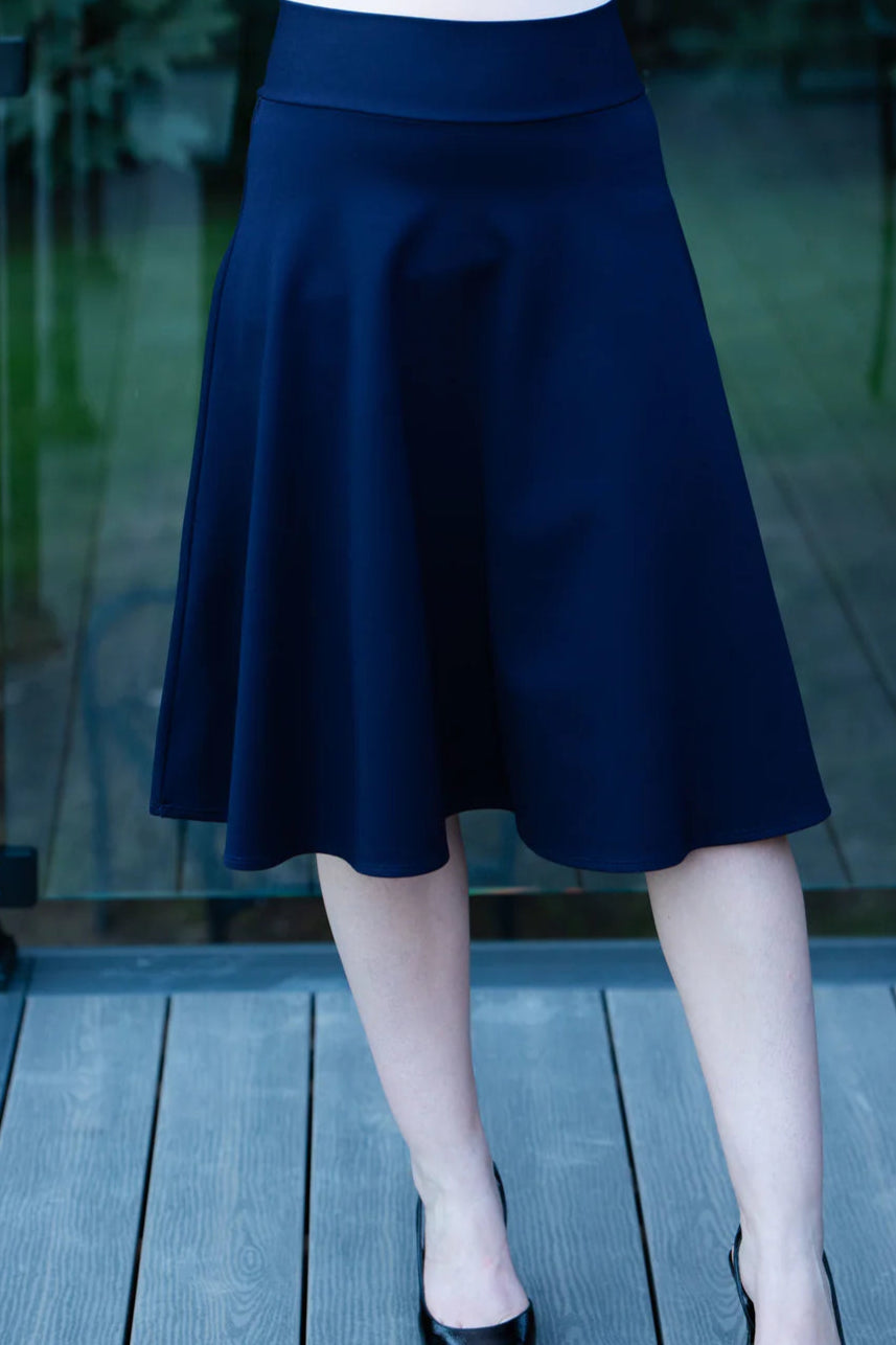 Ladies Get-Fit Knee Length Skirt - Modest Necessities