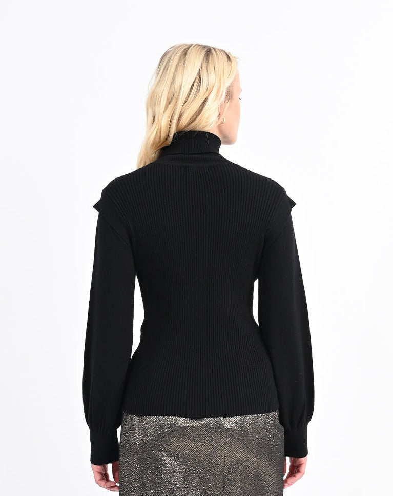 Ladies Shoulder Detail Sweater