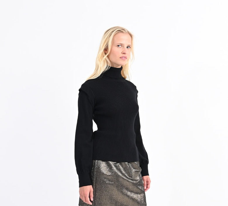 Ladies Shoulder Detail Sweater
