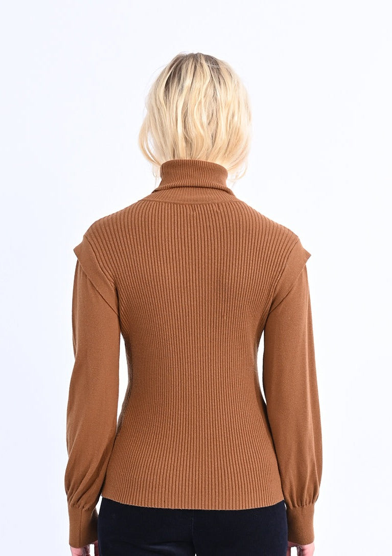 Ladies Shoulder Detail Sweater