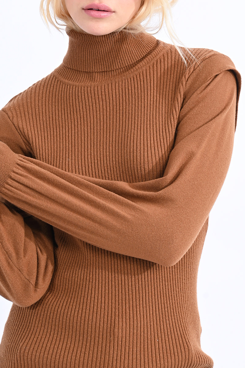Ladies Shoulder Detail Sweater