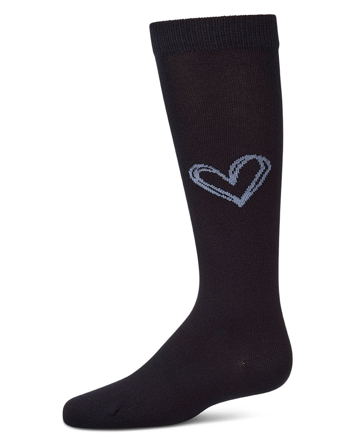 Girls Heart Pop Knee Socks