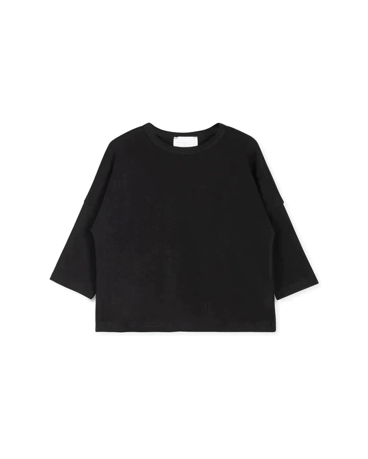Tween Black Dolman Tee