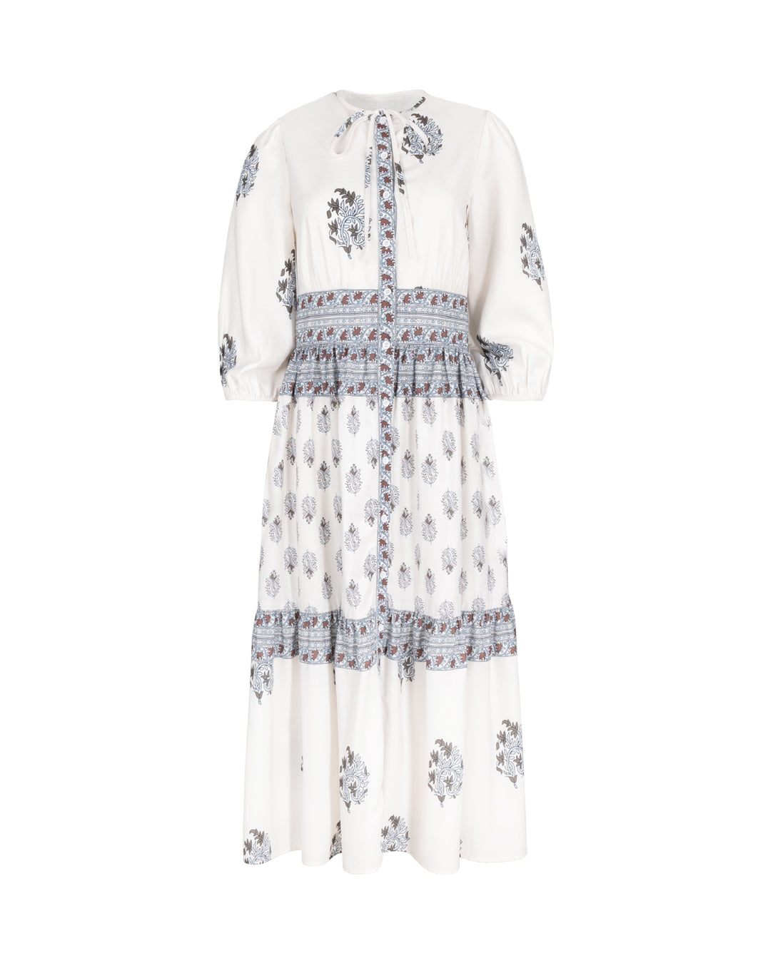 Multi Print Button Down Dress Multi / M Multi Print Button Down Dress Multi / M