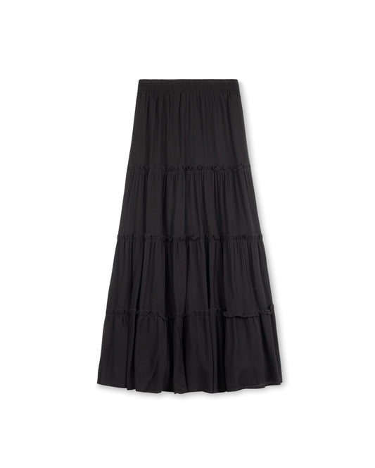 Ladies Tiered Maxi Skirt