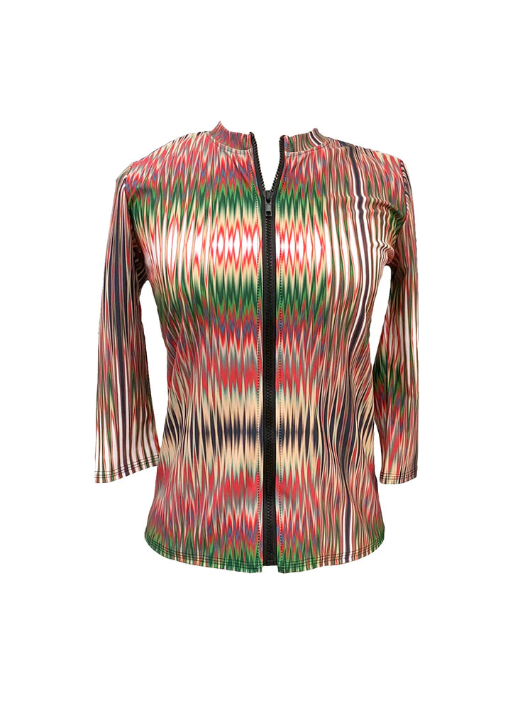 Ladies Missoni Print Swim Top