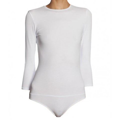 Ladies 3/4 Sleeve Ladies Bodysuit 15018 - Modest Necessities