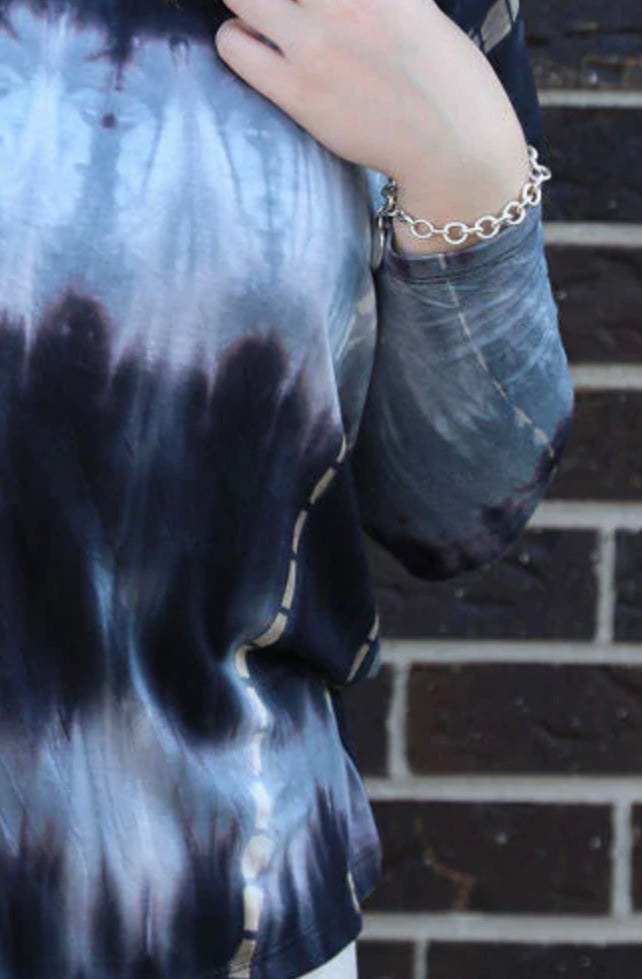 Ladies Tie Dye Dolman Tee (2 colors)
