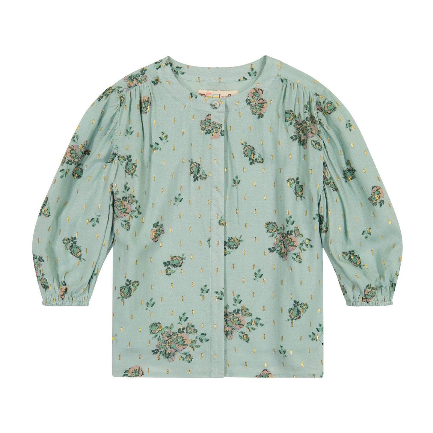 Girls Teela Tiered Metallic Detail Set