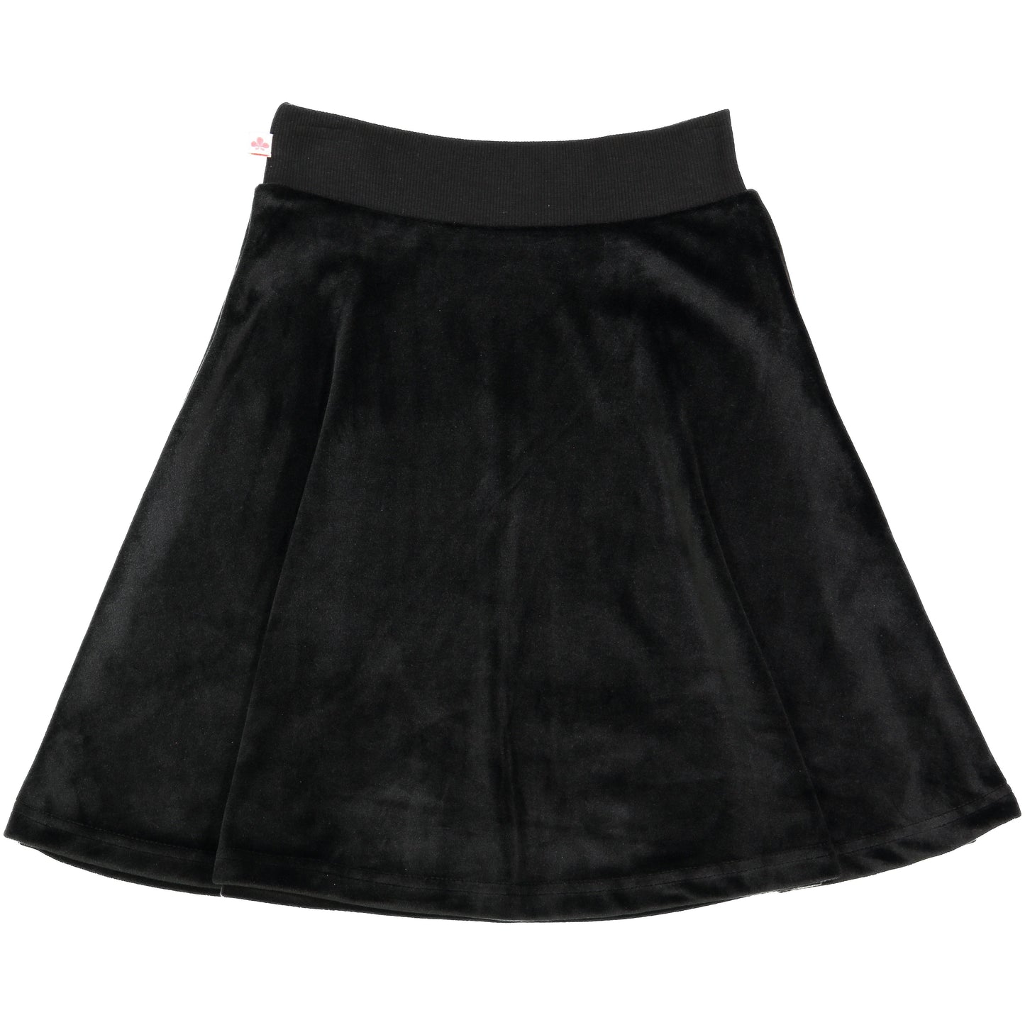 Girls Three Bows Velour Flair Skirt - Modest Necessities