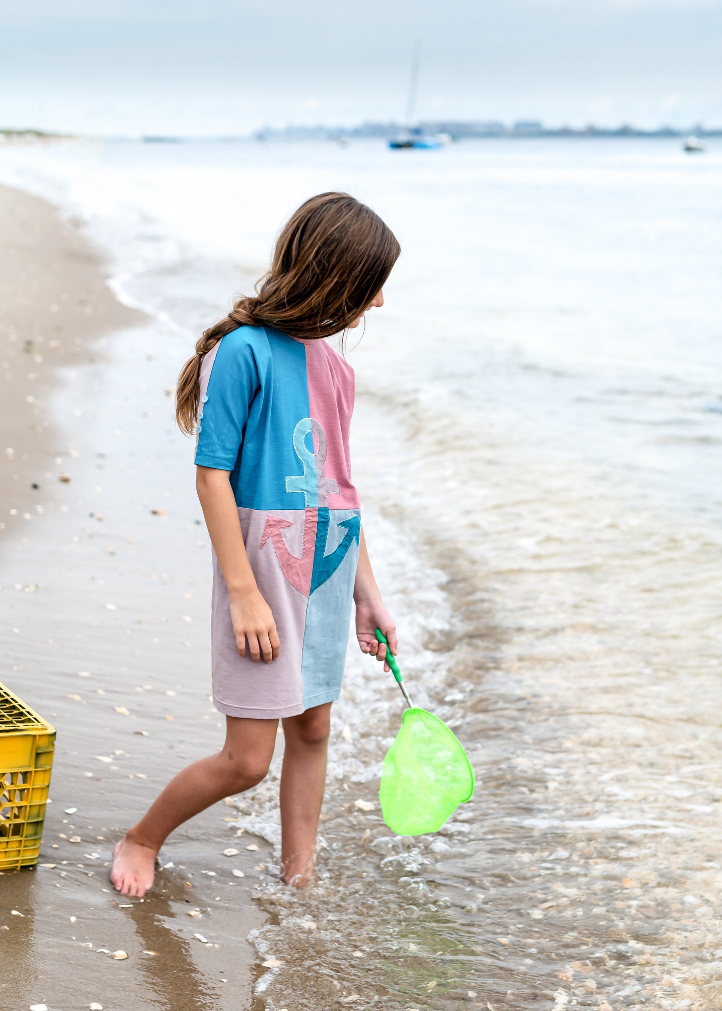 Teela Girls Anchor Dress - Modest Necessities