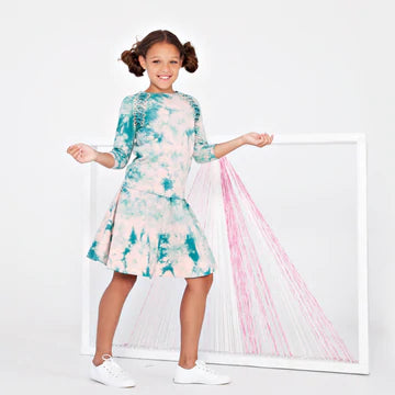 Girls Teela X-Stitch Tie Dye Set (3 colors) - Modest Necessities