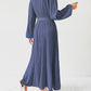 Ladies Tie Waist Long Sleeve Dress