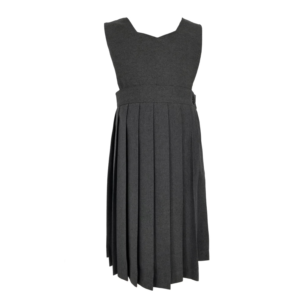 Grey Poly Pleated Jumper - Modest Necessities