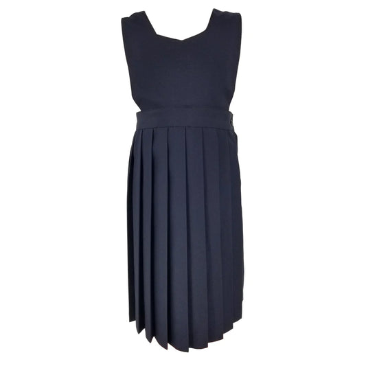 Navy Poly Pleated Jumper - Modest Necessities