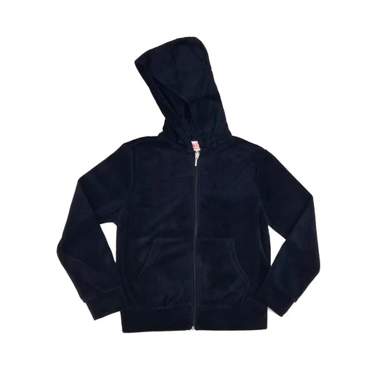BYAM Logo Velour Zip Up Hoodie