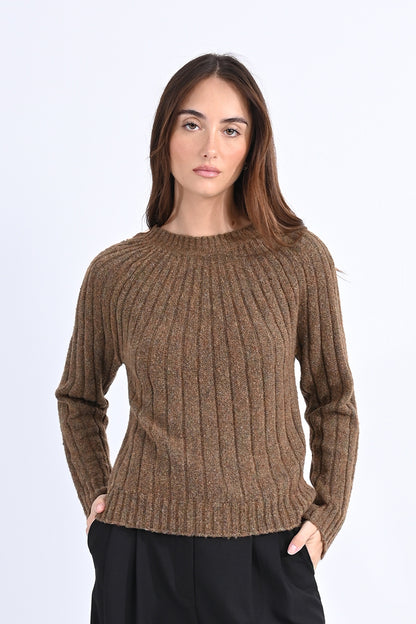 Ladies Gold Shoulder Sweater