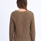 Ladies Gold Shoulder Sweater
