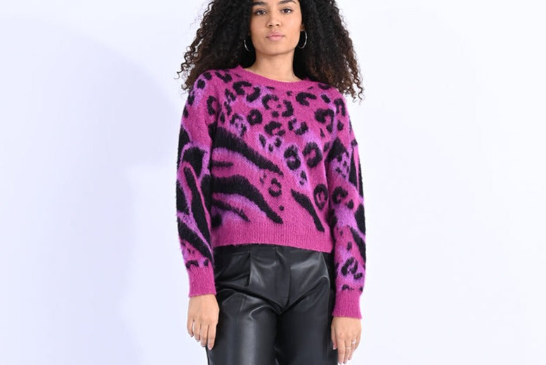 Teen Leopard Sweater