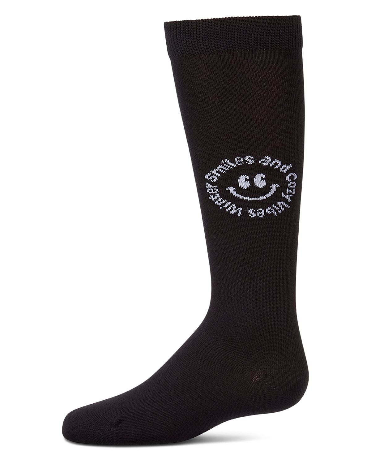 Girls Winter Smile Cozy Vibes Knee Socks