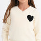Girls Cozy Heart Sweater