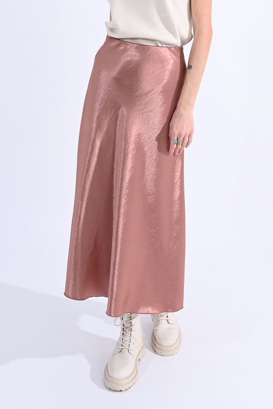 Ladies Satin Slip Skirt (2 colors)