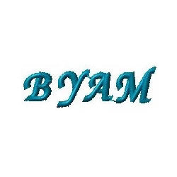 BYAM Logo Fleece Lined Zip Up Hoodie