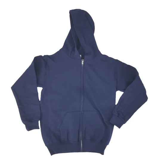 BYAM Logo Fleece Lined Zip Up Hoodie