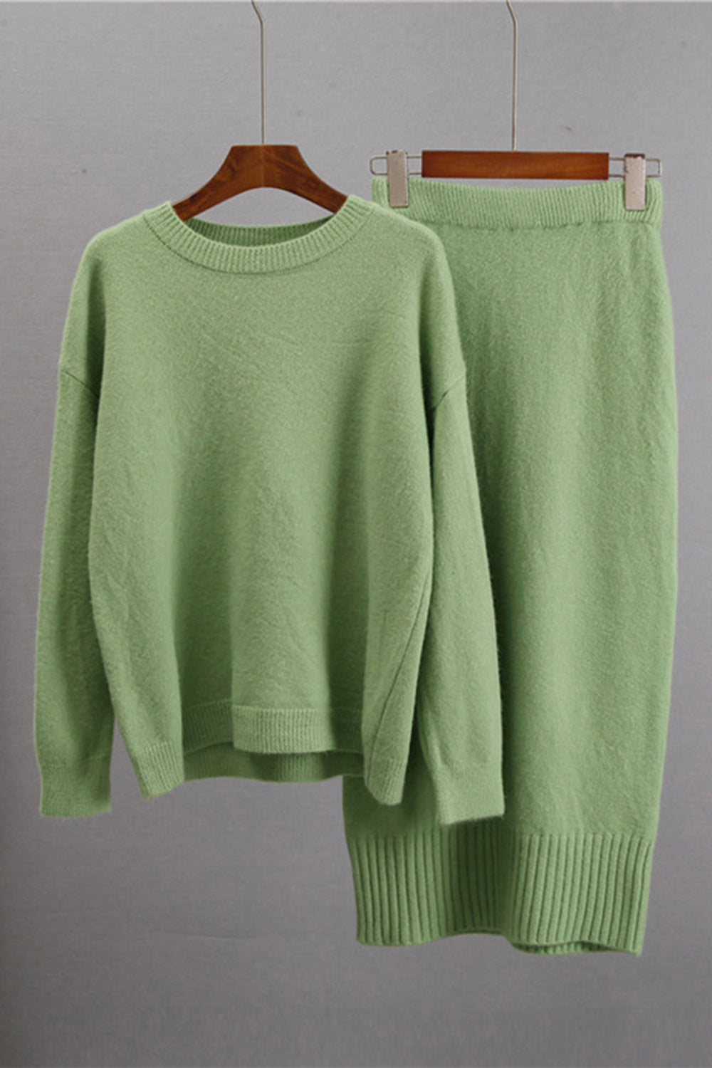 Ladies Monochromatic Sweater Set (3 colors)