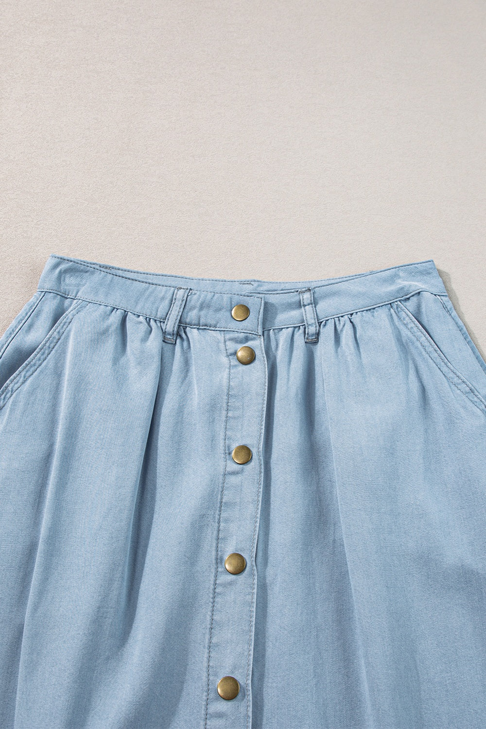 Ladies High Waist Denim Skirt