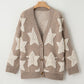 Ladies Cozy Star Cardigan (3 colors)