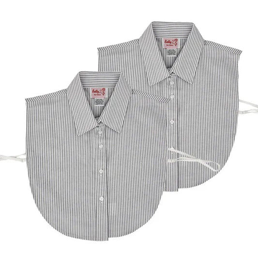 Grey Striped Dickie - 2pk - Modest Necessities