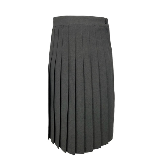 Pleated Grey Uniform Skirt