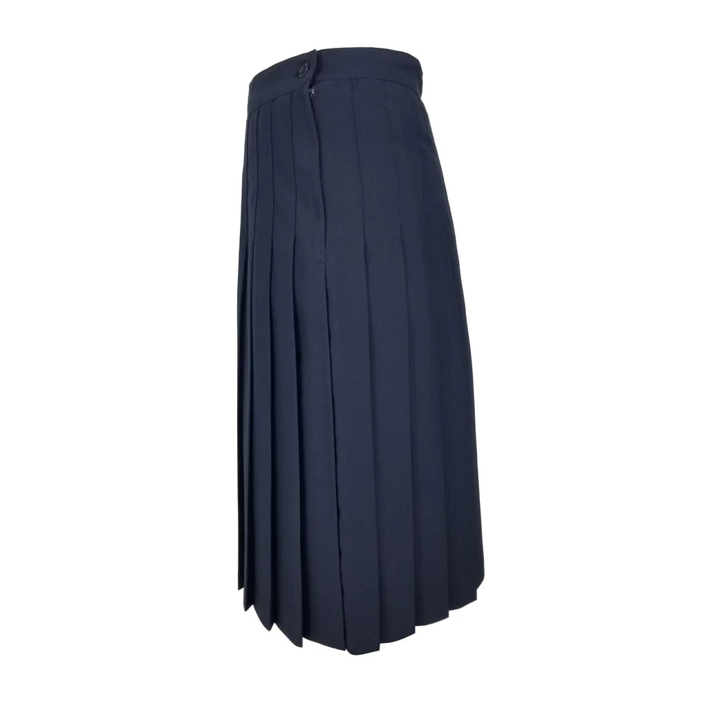 Pleated Navy Uniform Skirt