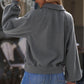 Ladies Denim Wash Lantern Sleeve Sweatshirt (4 colors)