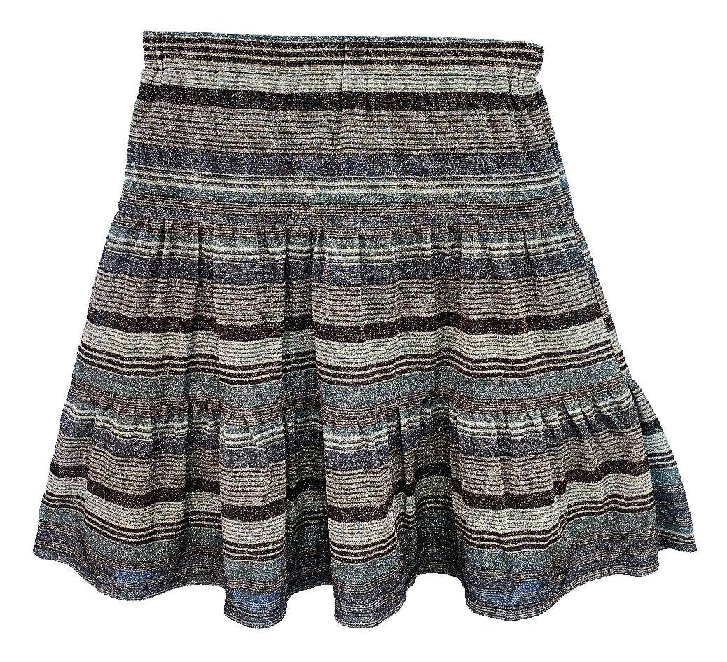 Girls Striped Sparkle Skirt - Modest Necessities