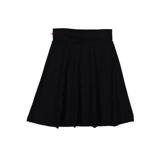 Girls Three Bows Black Camp Skirt