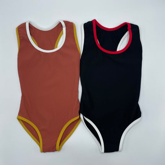 Girls Colorblock Bathing Suit
